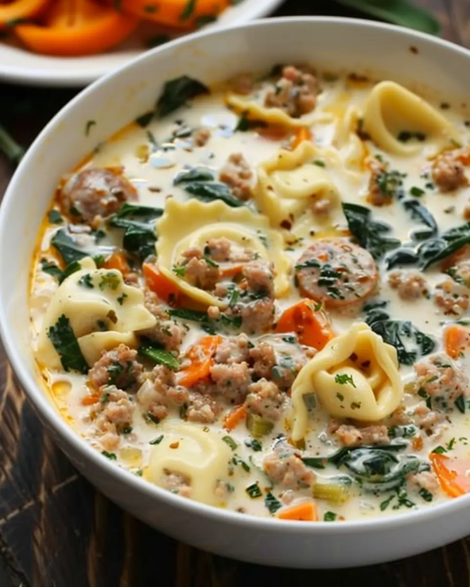 Creamy Sausage Tortellini Soup: The Best Cozy Weeknight Dinner