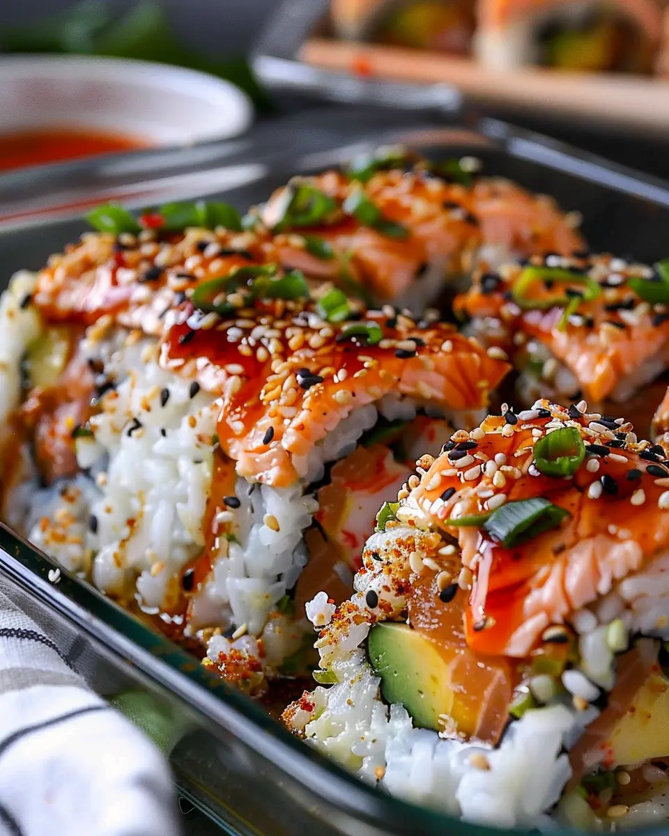 Easy Salmon Sushi Bake: A Delicious Twist on Comfort Food
