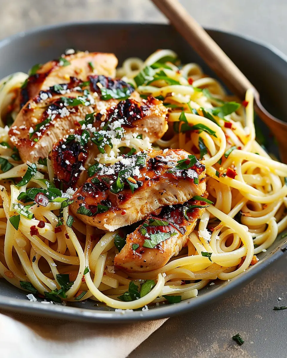Lazy garlic chicken with butter noodles: An easy weeknight delight
