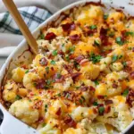 Loaded Cauliflower Casserole