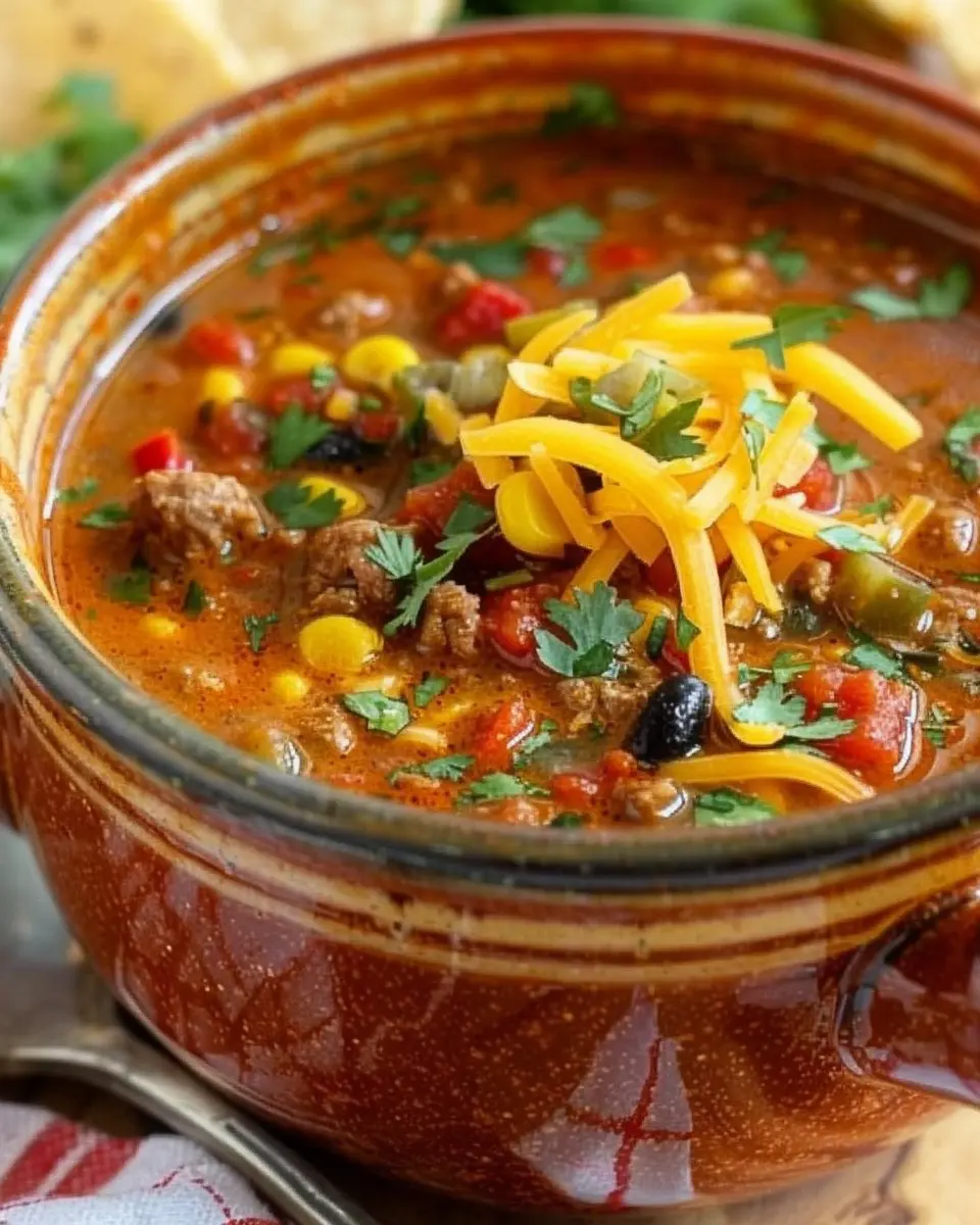 Beef Taco Soup Recipe: Easy Comfort Food for Cozy Nights