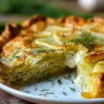 1 Perfect Crispy Cabbage Pie with Dill Cream Sauce Recipe