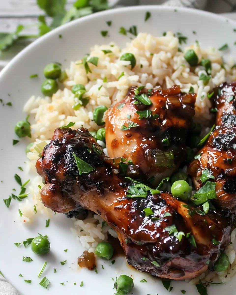 Caribbean Chicken With Rice And Peas: A Flavorful Homemade Delight