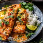 Baked Coconut Curry Salmon