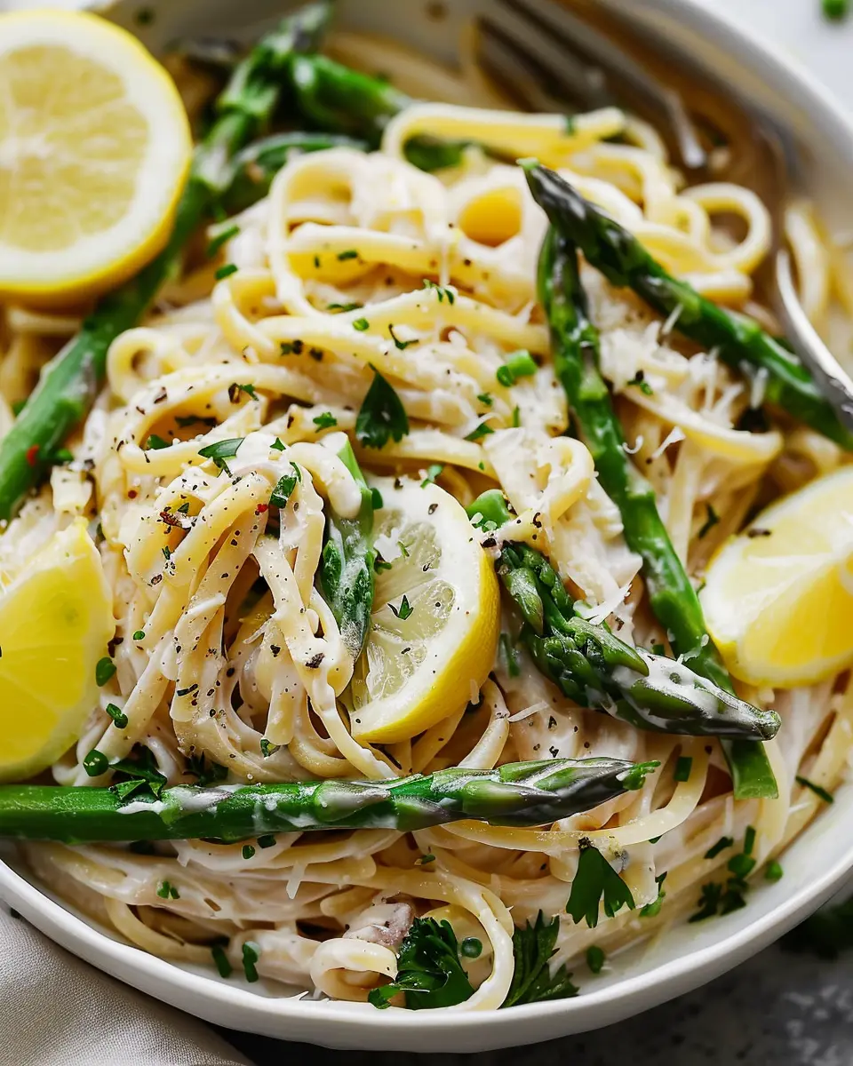 Lemon Asparagus Pasta: The Easy and Flavorful Weeknight Delight