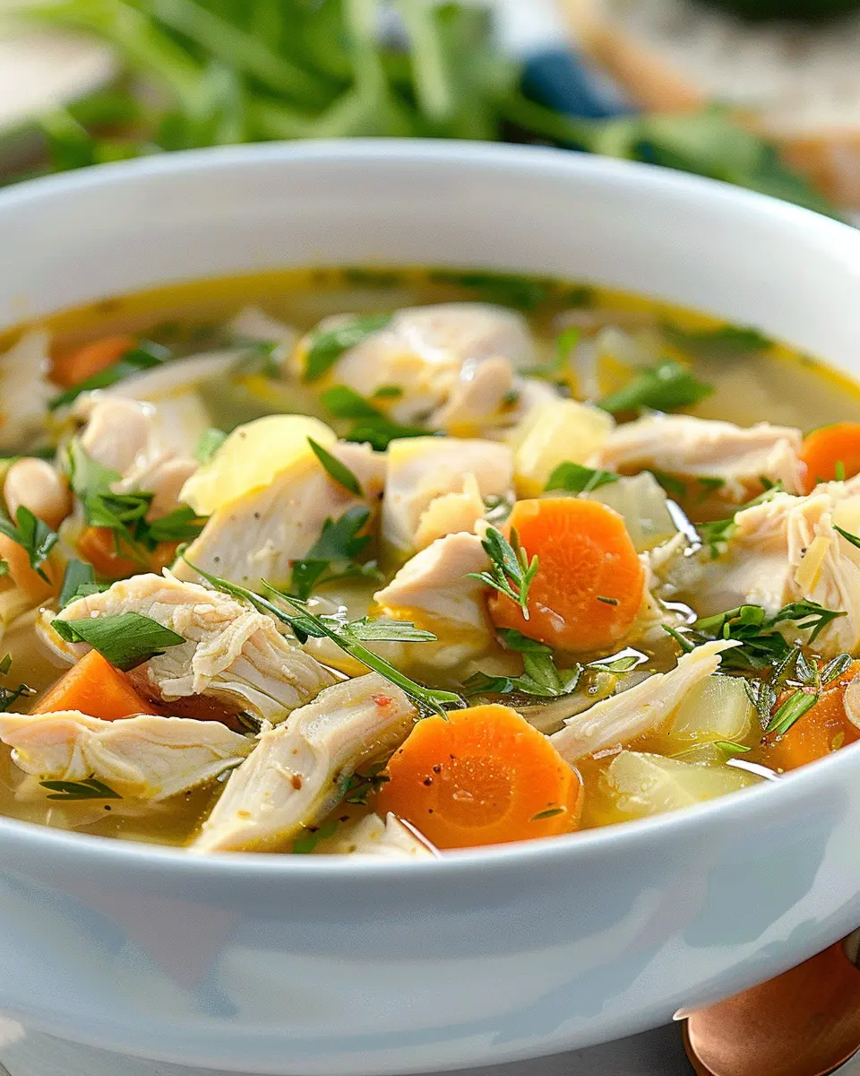 Healthy Chicken Soup: Easy Recipe for Comforting Flavor Bliss