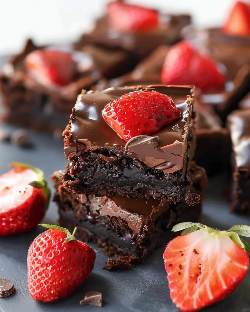 Chocolate Covered Strawberry Brownies: The Best Indulgent Treat