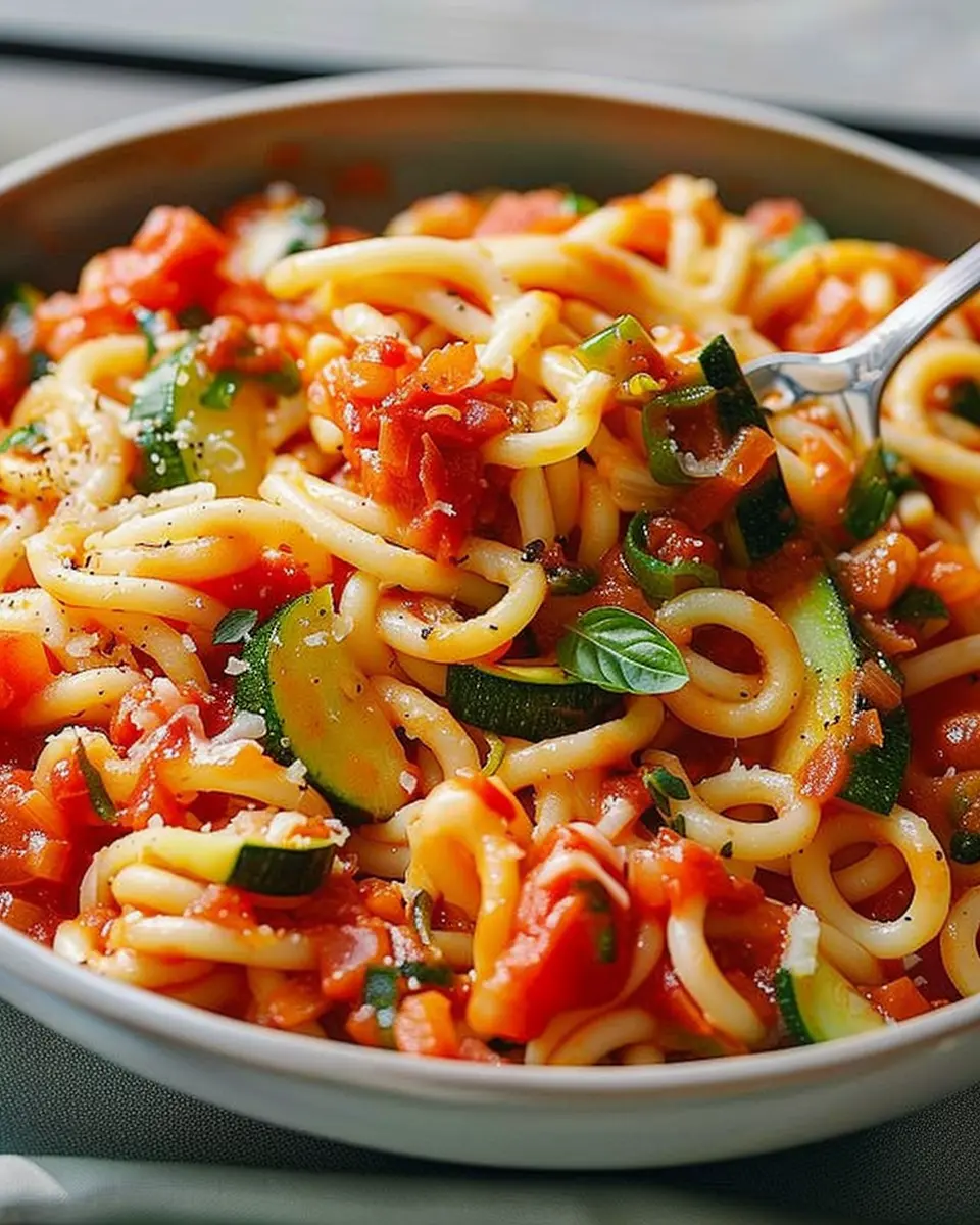 Tomato Zucchini Pasta: Easy and Delicious Comfort Food Recipe