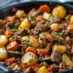 Saucy Beef and Vegetable Casserole
