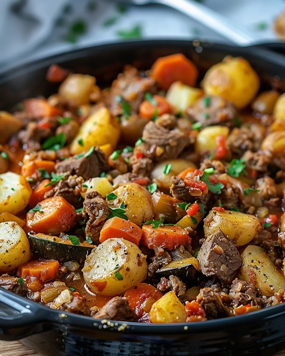 Saucy Beef and Vegetable Casserole: A Comforting Family Favorite