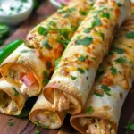 Jalapeno Popper Chicken Taquitos