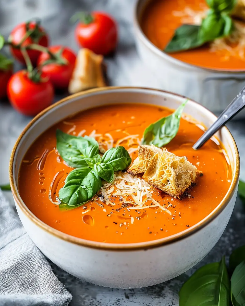 Tomato Basil Soup: The Best Comfort Recipe for Cozy Nights
