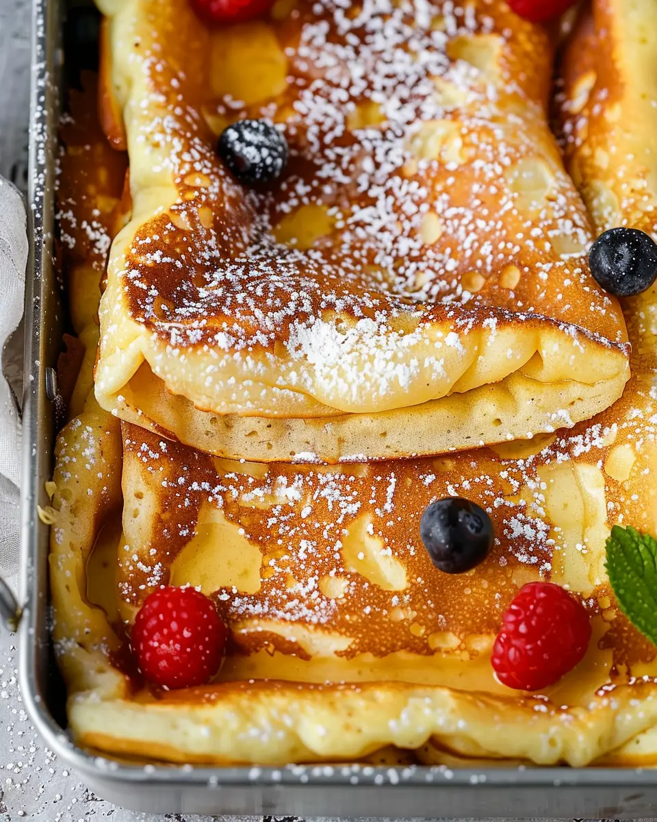 German Pancakes: The Best Fluffy Twist with Turkey Bacon