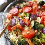 Roasted Vegetables with Orzo