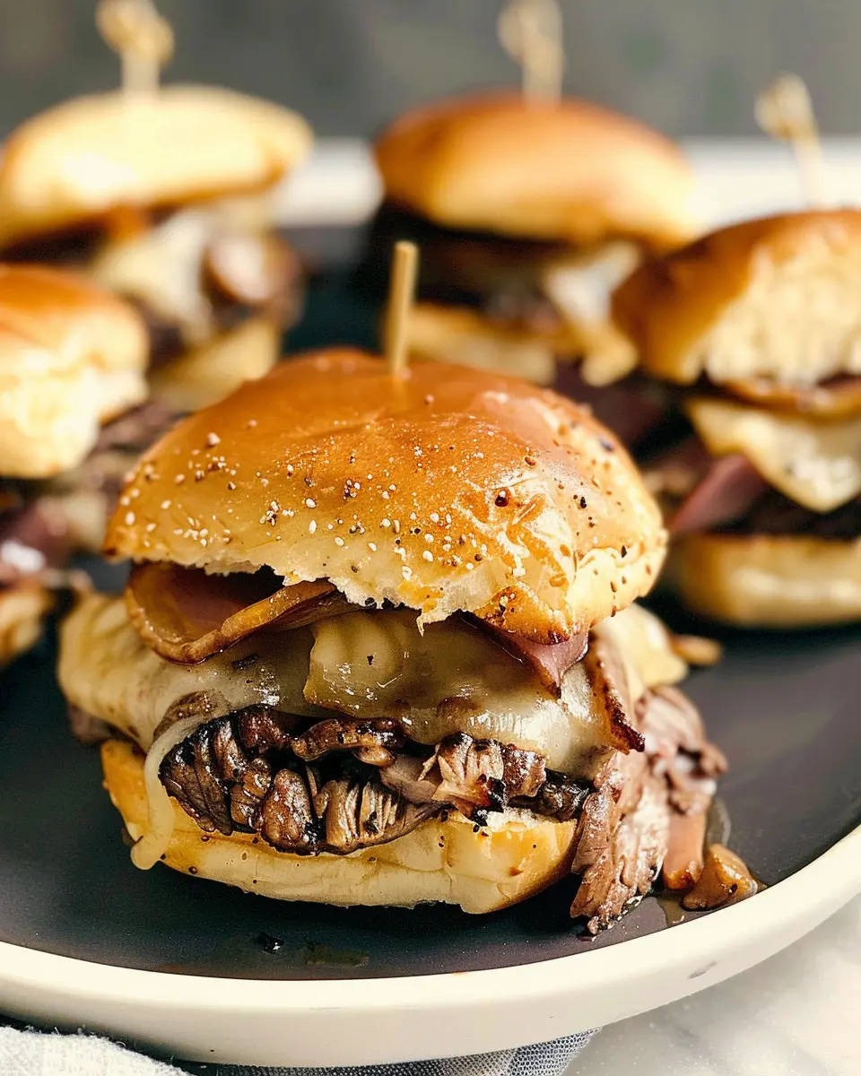 French Dip Sliders with Turkey Bacon: Easy, Juicy Comfort Food