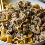 Easy Ground Beef Stroganoff