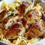 Chicken with Buttered Noodles