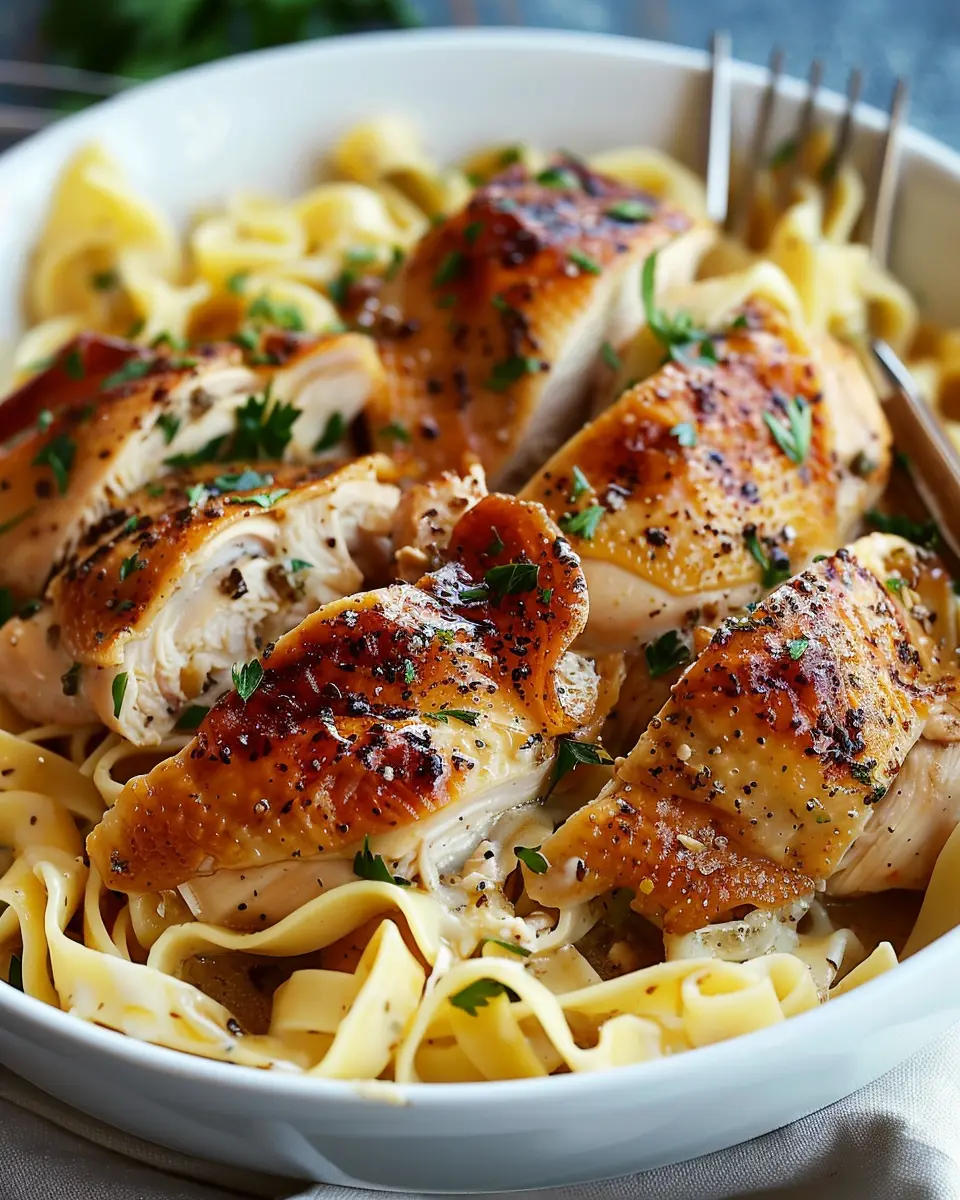 Chicken with Buttered Noodles: The Easiest Comfort Meal Ever