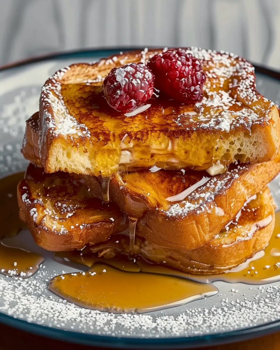 Classic French Toast: An Easy Twist with Turkey Bacon and Chicken Ham