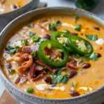 Jalapeno Popper Bacon and Bean Soup