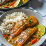 Caribbean Coconut Curry Salmon