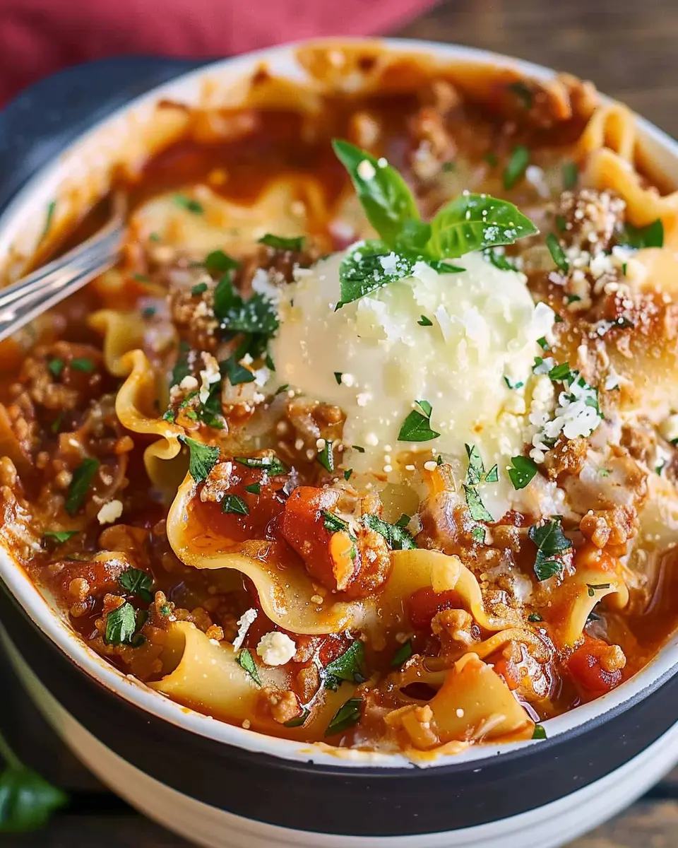 Hearty Lasagna Soup: A Cozy Twist on Classic Comfort Food