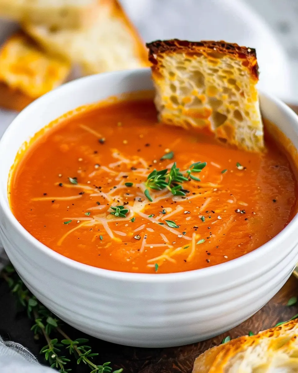 Roasted Tomato Soup: The Best Cozy Recipe with Turkey Bacon