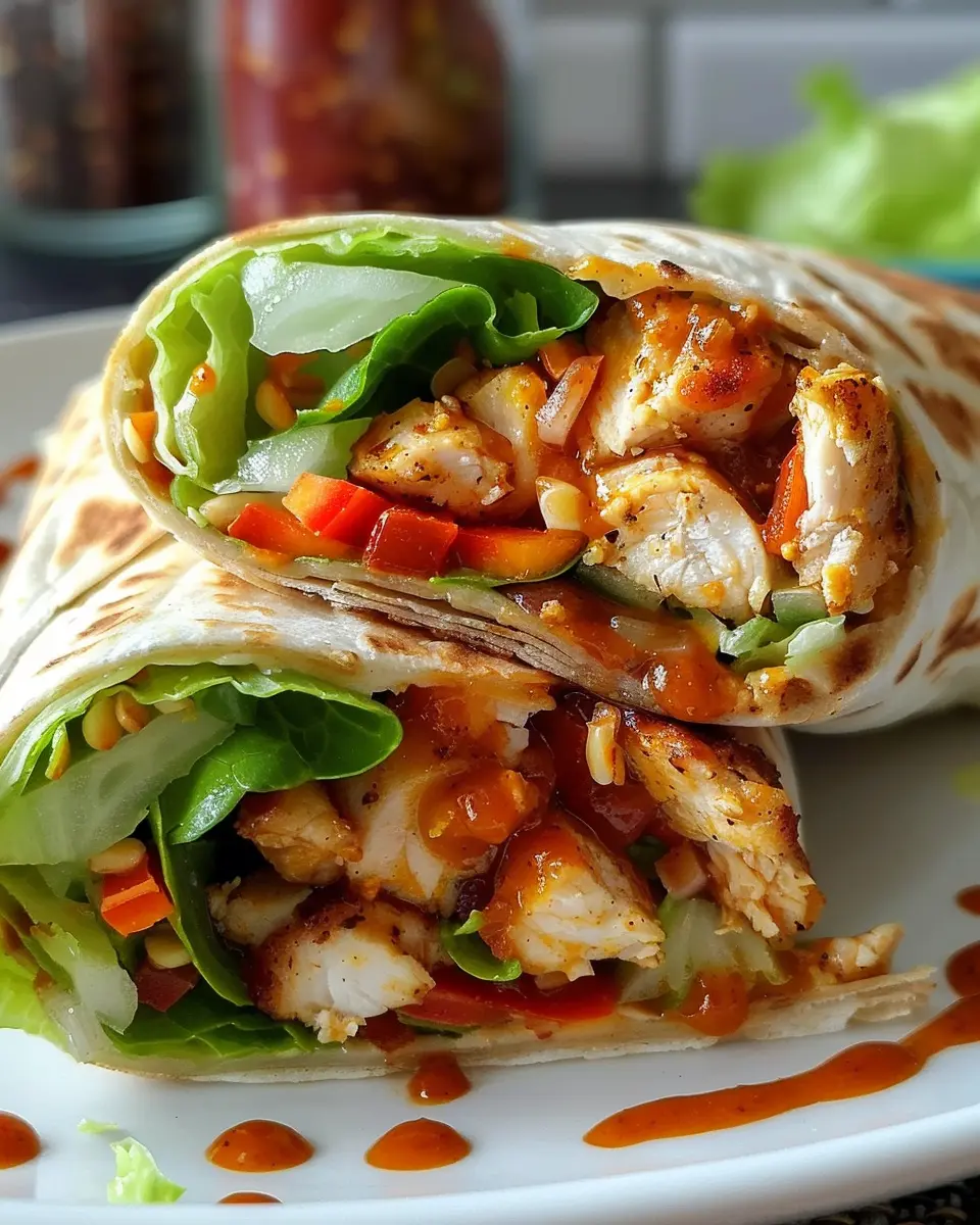 Sweet Chili Chicken Wrap: Easy, Flavorful Delight for Everyone