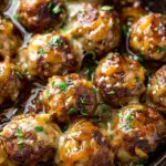 French Onion Meatballs