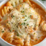 Crockpot Chicken Parmesan Soup