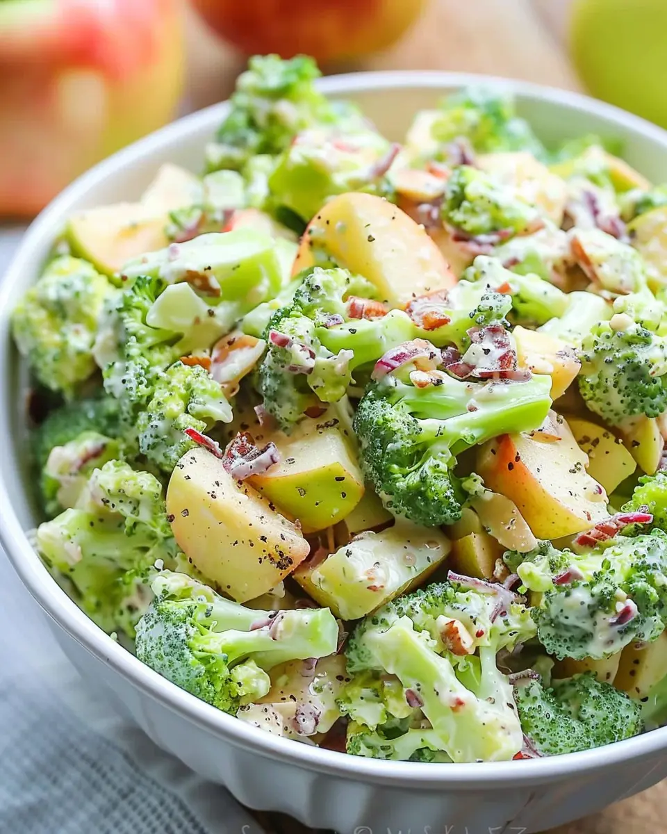Broccoli Apple Salad Recipe: Easy, Flavorful Twist with Turkey Bacon