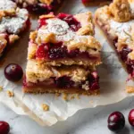 Cranberry Crumble Bars