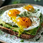 Avocado Toast mit Pochiertem Ei Nährstoffreiche Mahlzeit