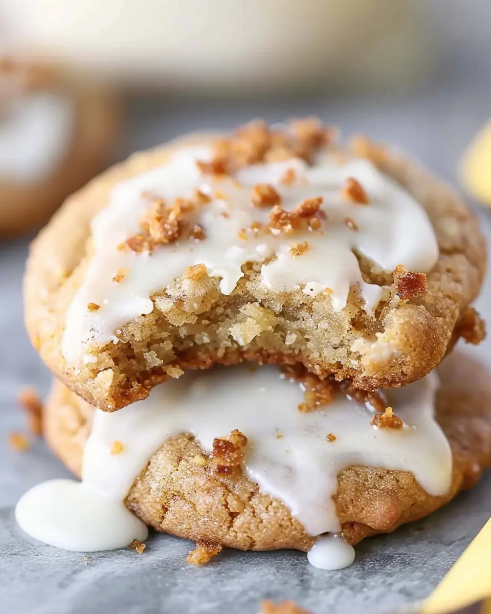 Crumbl Banana Bread Cookies: Indulgent Cream Cheese Glaze Delight