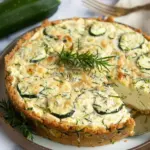 Keto Zucchini Ricotta Cheesecake
