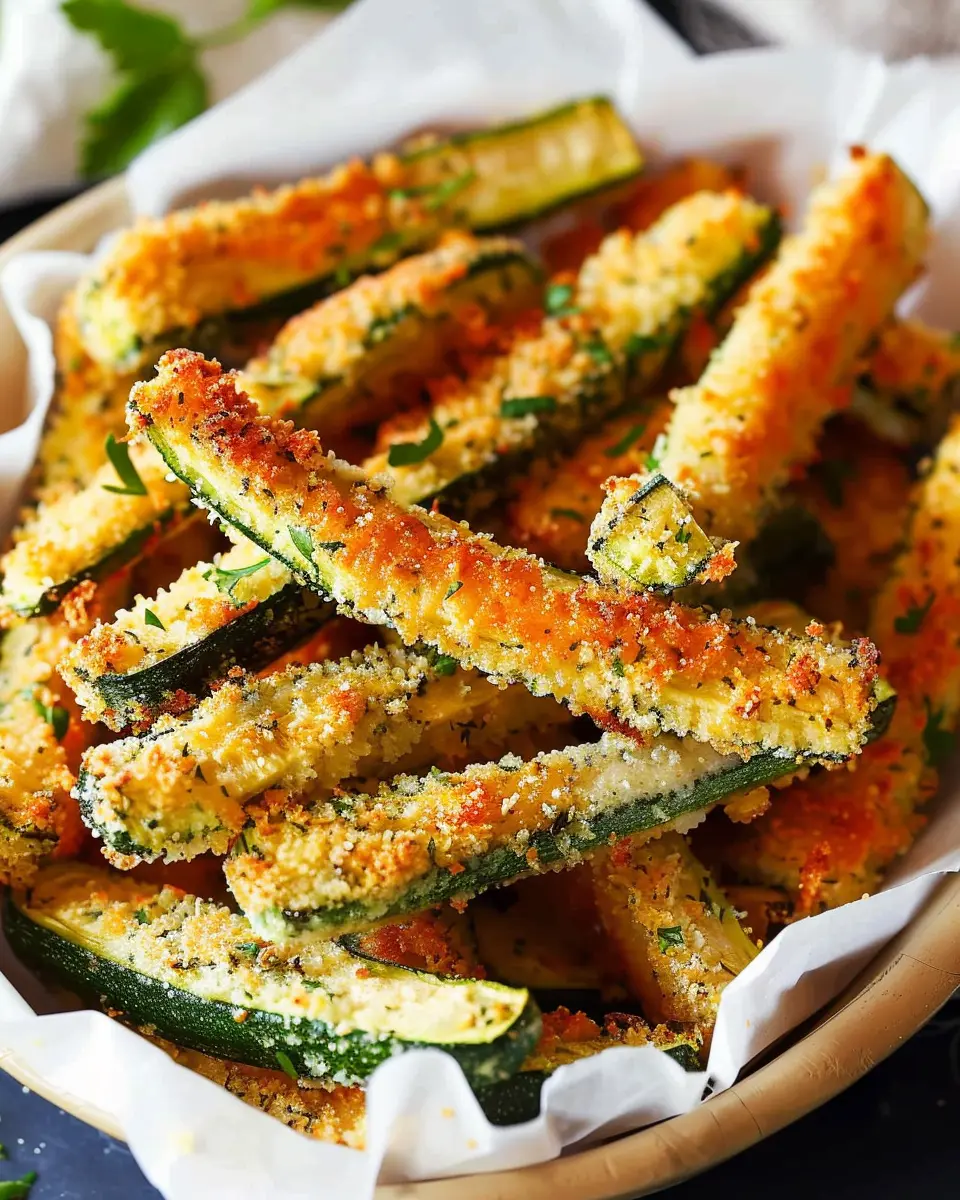 Baked Parmesan Zucchini Fries: Easy, Guilt-Free Snack Delight