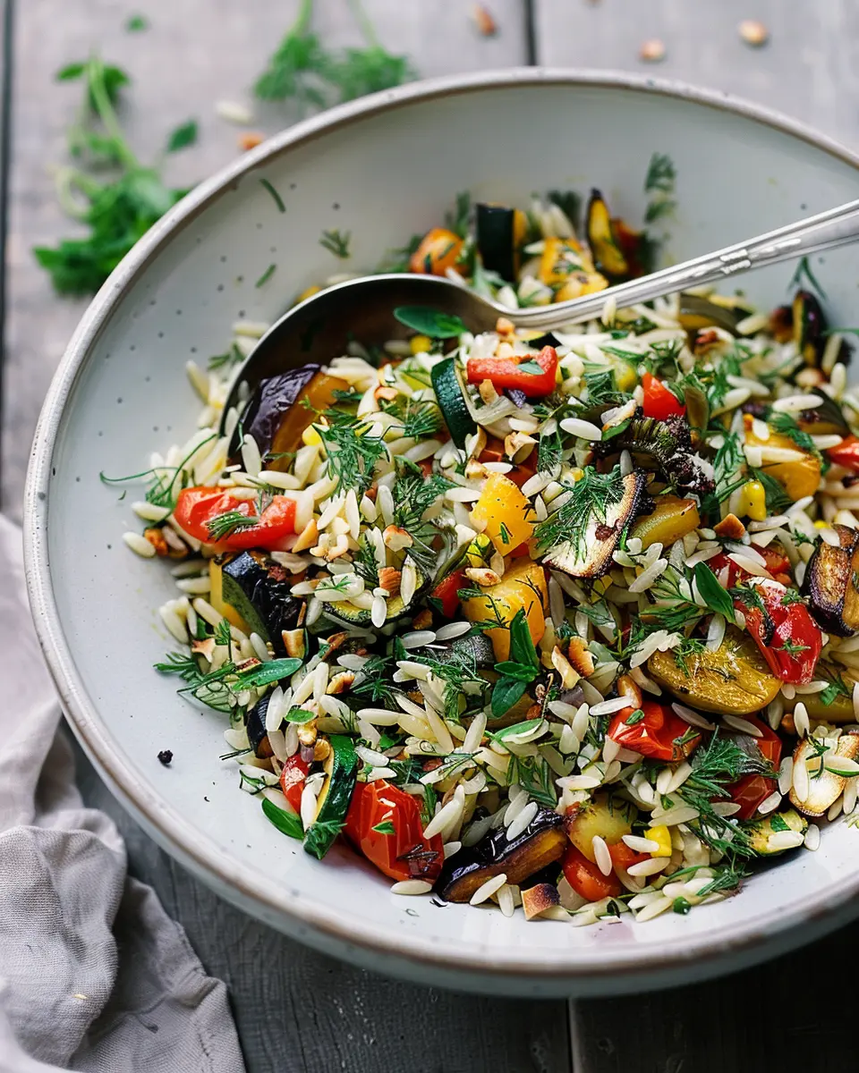 Roasted Vegetable Orzo: Easy Comfort Food for Any Night