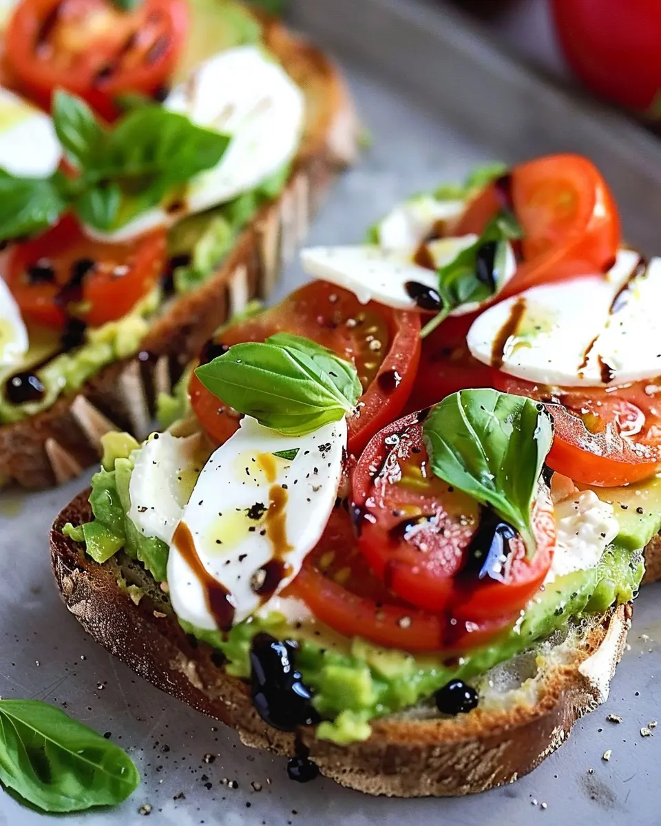 Caprese Avocado Toast: The Easy Twist You’ll Love
