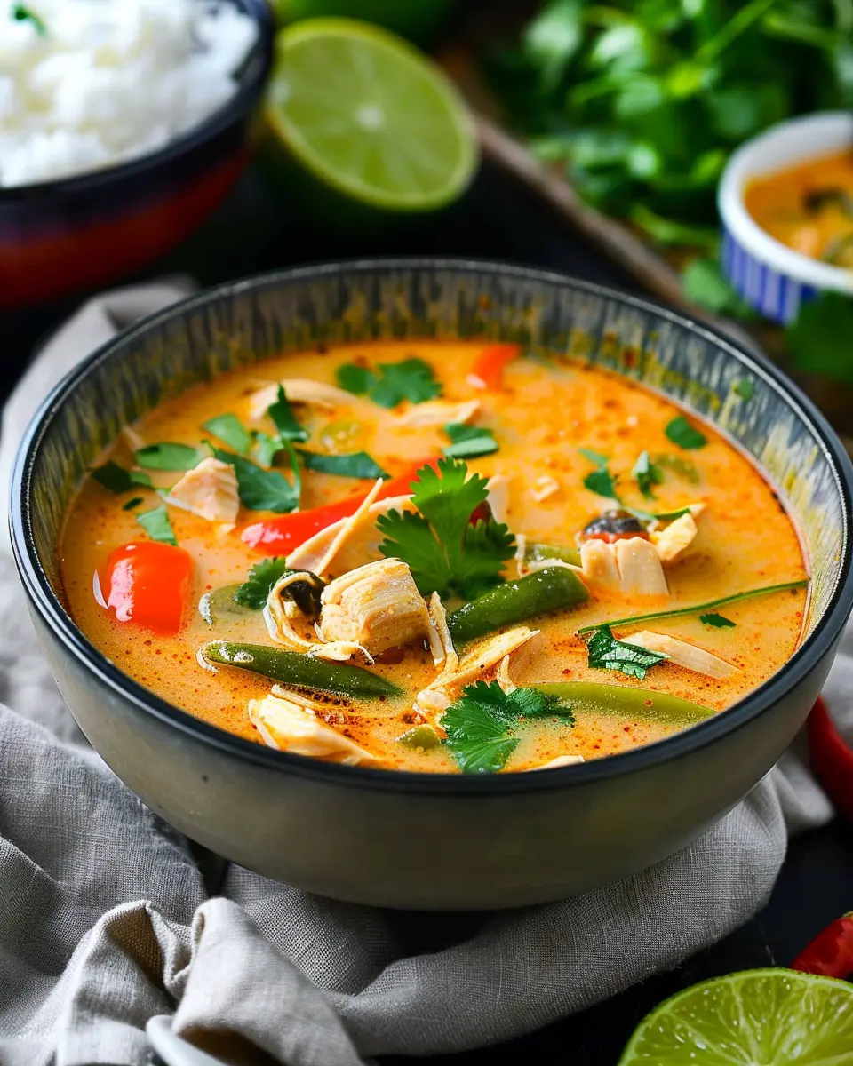 Coconut Curry Chicken Soup: Easy Comforting Recipe for All Ages