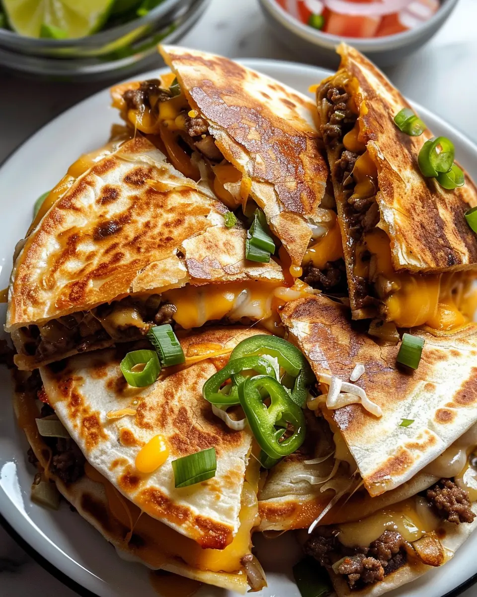 Smashburger Quesadillas Recipe: Indulgent Twist with Turkey Bacon