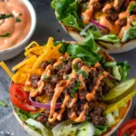 Burger Bowls with Special Sauce