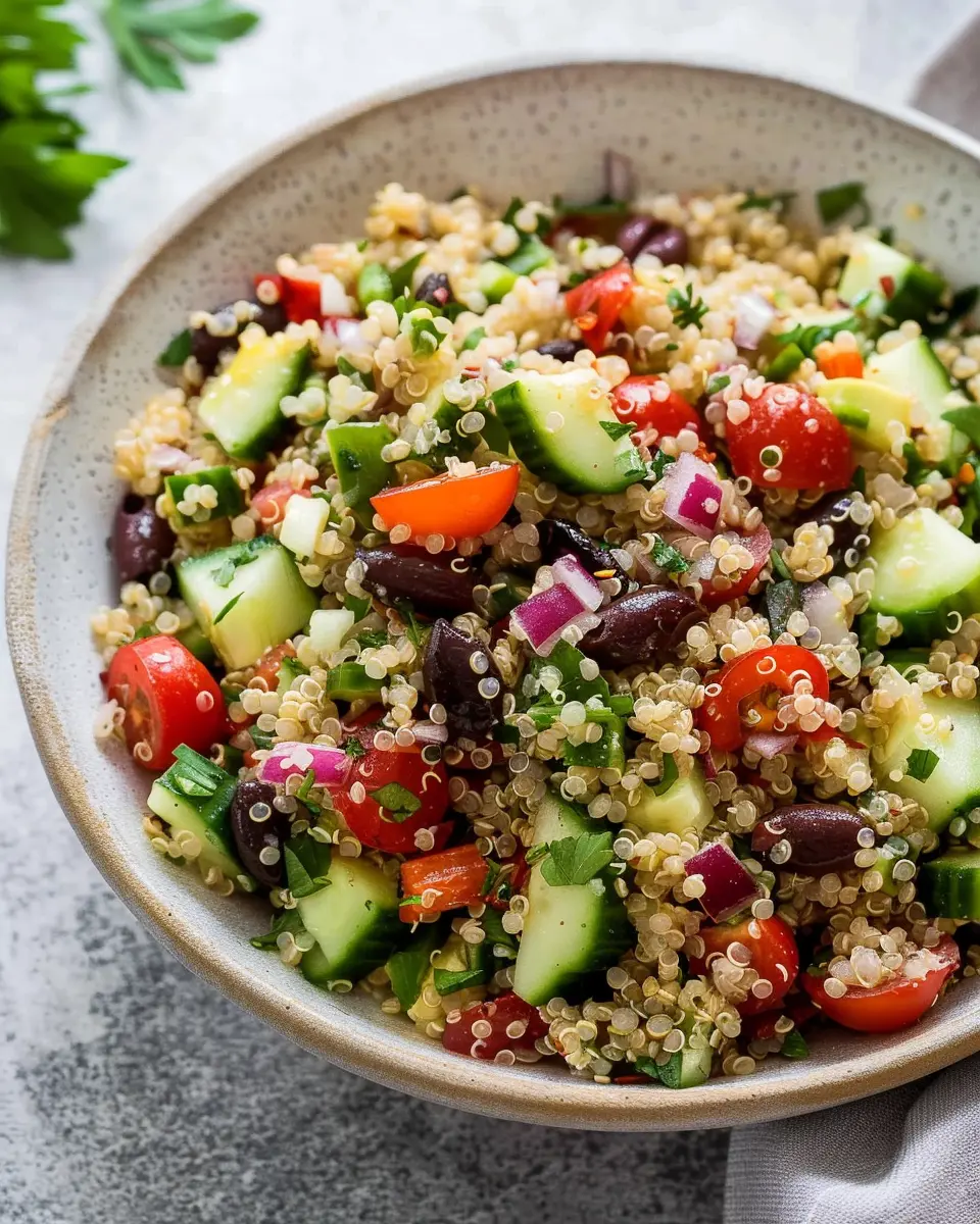Mediterranean Quinoa Salad: A Healthy Twist on Flavorful Eating