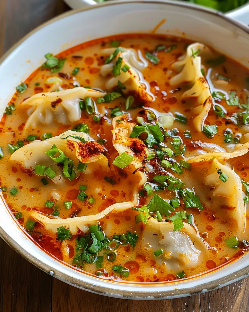 Red Curry Dumpling Soup: A Cozy Bowl of Flavorful Comfort