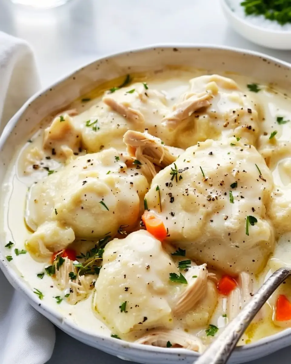 Creamy Chicken and Dumplings: The Best Comfort Food Recipe