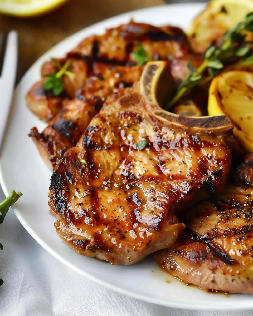 Simple Pork Chop Marinade for Juicy, Flavourful Grilling