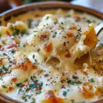 Creamy Alfredo Lasagna Soup