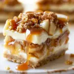 Apple Caramel Cheesecake Bars