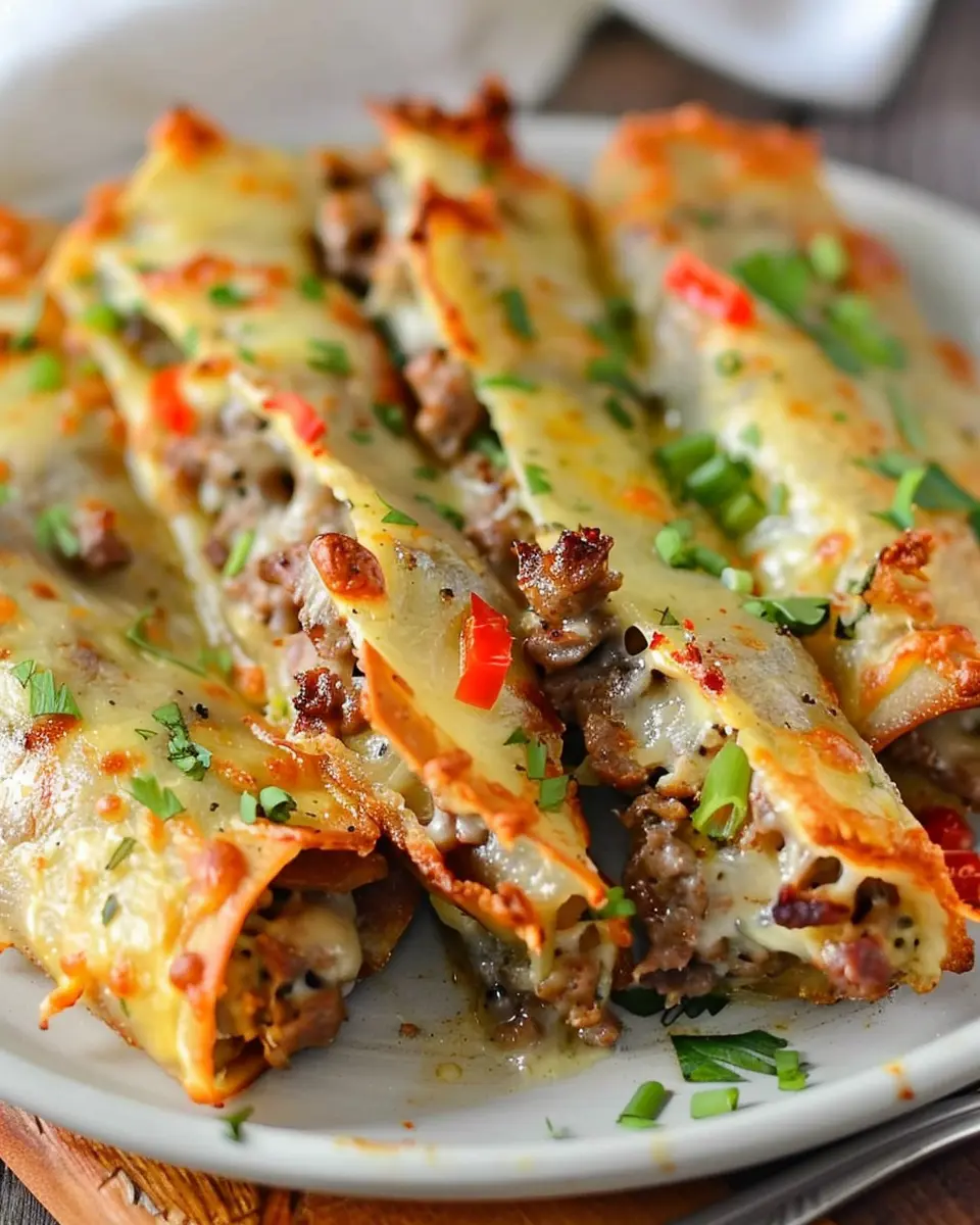 Keto Philly Cheesesteak Roll Ups: Easy Turkey Bacon Delight