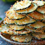 Zucchini Parmesan Crisps