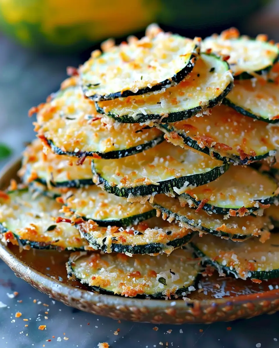 Zucchini Parmesan Crisps: Easy, Guilt-Free Snack Delight